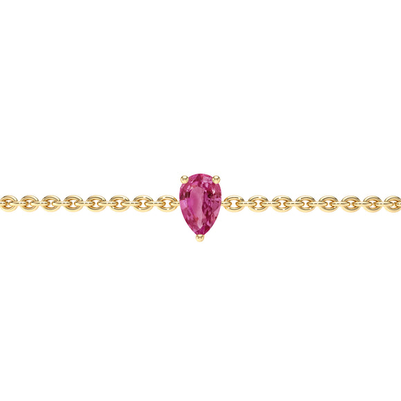Bracelet tourmaline Lune de Miel - 4