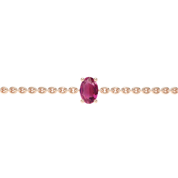 Bracelet tourmaline Lune de Miel - 5