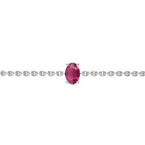 Bracelet tourmaline Lune de Miel - 5