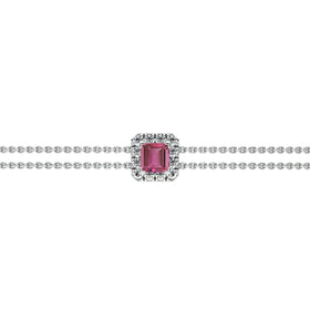 Bracelet tourmaline entourage diamant Coup de Foudre - 3