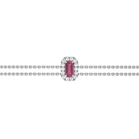 Bracelet tourmaline entourage diamant Coup de Foudre - 6