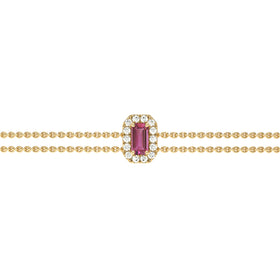 Bracelet tourmaline entourage diamant Coup de Foudre - 6
