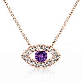 Collier améthyste et diamant Ton Regard - 1