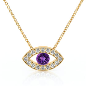 Collier améthyste et diamant Ton Regard - 1