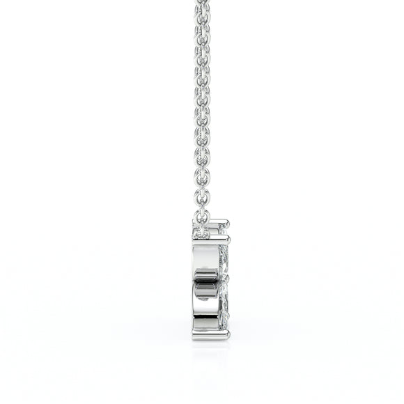 Collier diamant Floral - 2