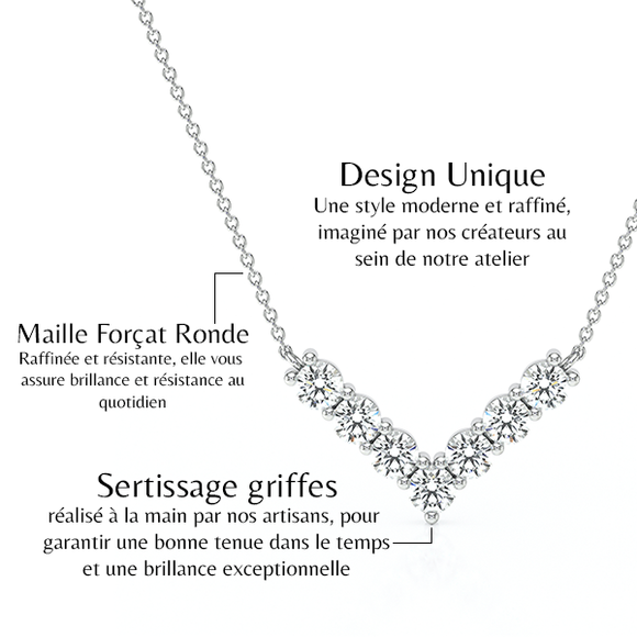 Collier diamant Par Amour - 1