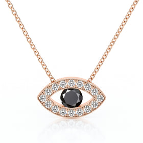 Collier diamant noir Ton Regard - 1