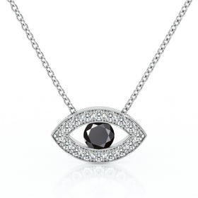 Collier diamant noir Ton Regard - 1