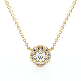 Collier entourage diamant Coup de Foudre - 2