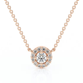 Collier entourage diamant Coup de Foudre - 2