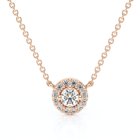 Collier entourage diamant Coup de Foudre - 2