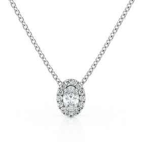 Collier entourage diamant Coup de Foudre - 3