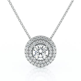 Collier entourage diamant Coup de Foudre - 6