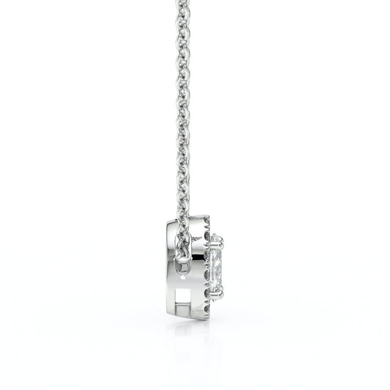 Collier entourage diamant Coup de Foudre - 3