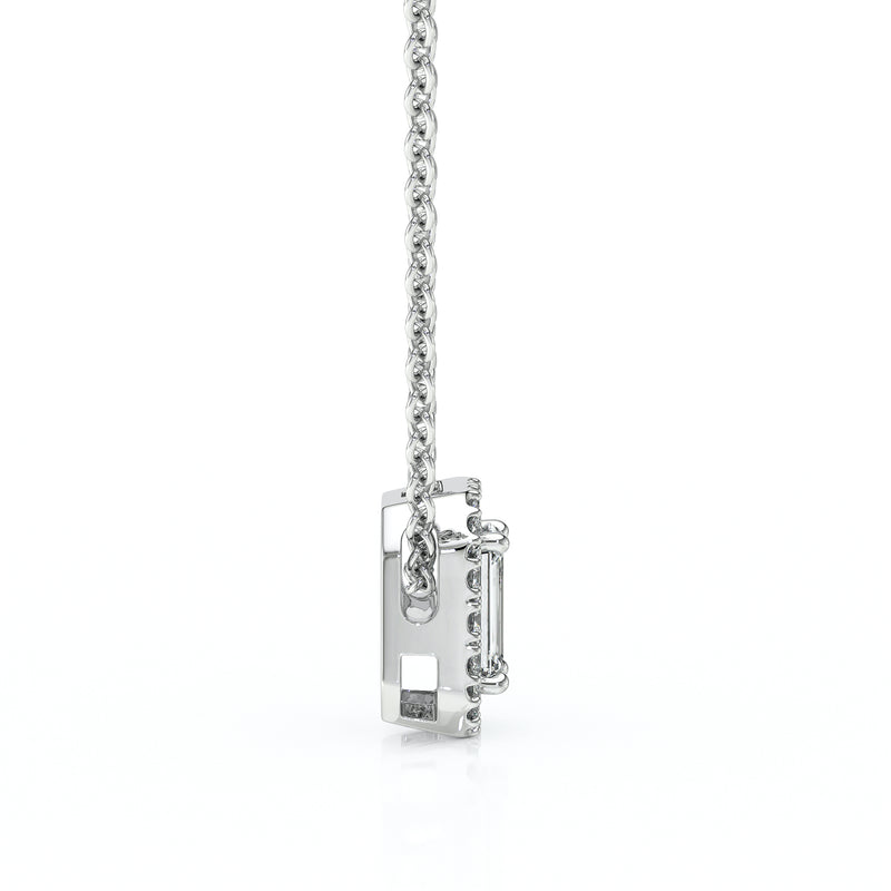 Collier entourage diamant Coup de Foudre - 4