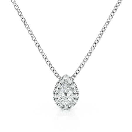 Collier entourage diamant Coup de Foudre - 5