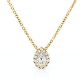 Collier entourage diamant Coup de Foudre - 5