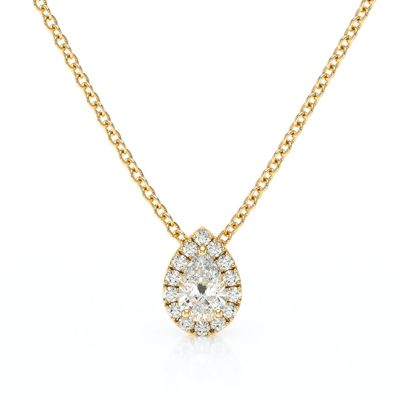 Collier entourage diamant Coup de Foudre - 5