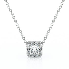 Collier entourage diamant Coup de Foudre - 7