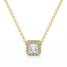 Collier entourage diamant Coup de Foudre - 7