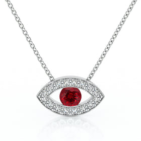 Collier rubis et diamant Ton Regard - 1