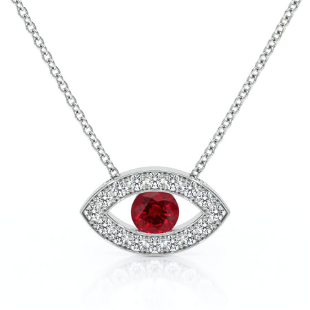 Collier rubis et diamant Ton Regard - 1