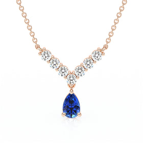 Collier saphir et diamant Par Amour - 2