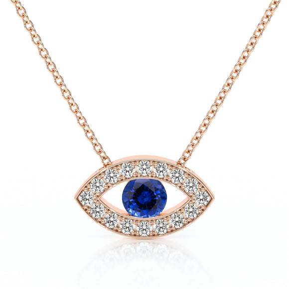 Collier saphir et diamant Ton Regard - 1