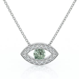 Collier saphir vert et diamant Ton Regard - 1