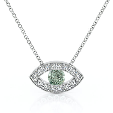 Collier saphir vert et diamant Ton Regard - 1