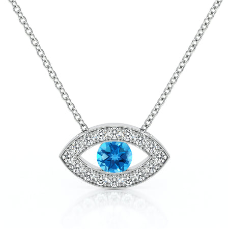 Collier topaze et diamant Ton Regard - 1