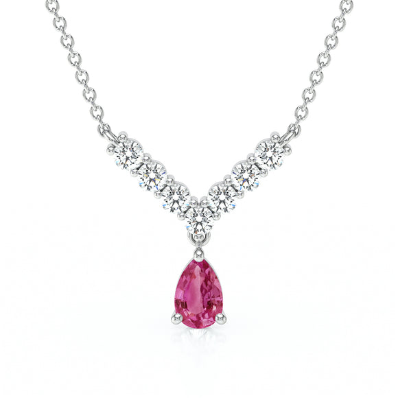 Collier tourmaline et diamant Par Amour - 2