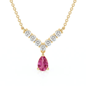 Collier tourmaline et diamant Par Amour - 2