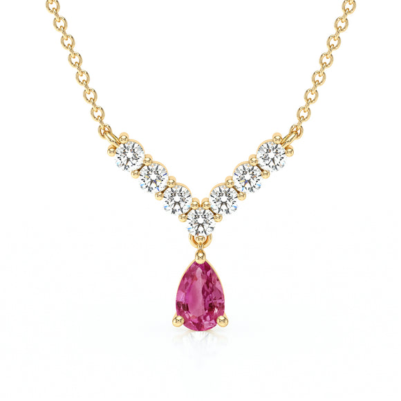 Collier tourmaline et diamant Par Amour - 2