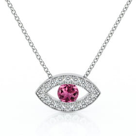 Collier tourmaline et diamant Ton Regard - 1