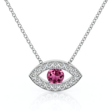 Collier tourmaline et diamant Ton Regard - 1