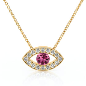 Collier tourmaline et diamant Ton Regard - 1