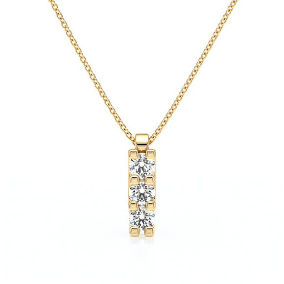 Parure bijoux diamant Coucher de Soleil - 6