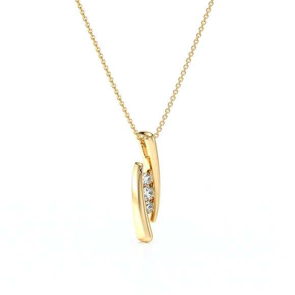 Collier trilogie émeraude Premier Pas - 1