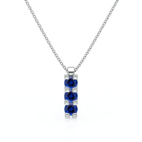 Collier trilogie saphir Coucher de Soleil - 2