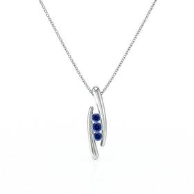 Collier trilogie saphir Premier Pas - 1