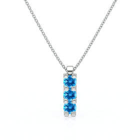 Collier trilogie topaze Coucher de Soleil - 2