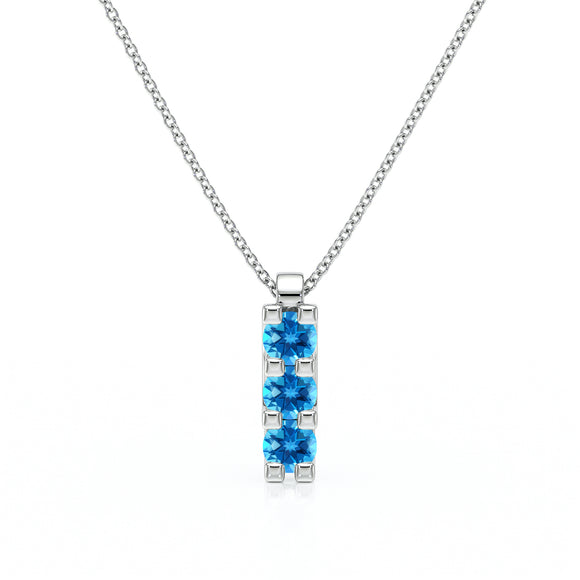 Collier trilogie topaze Coucher de Soleil - 2