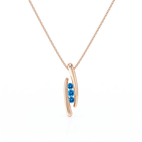 Collier trilogie topaze Premier Pas - 1