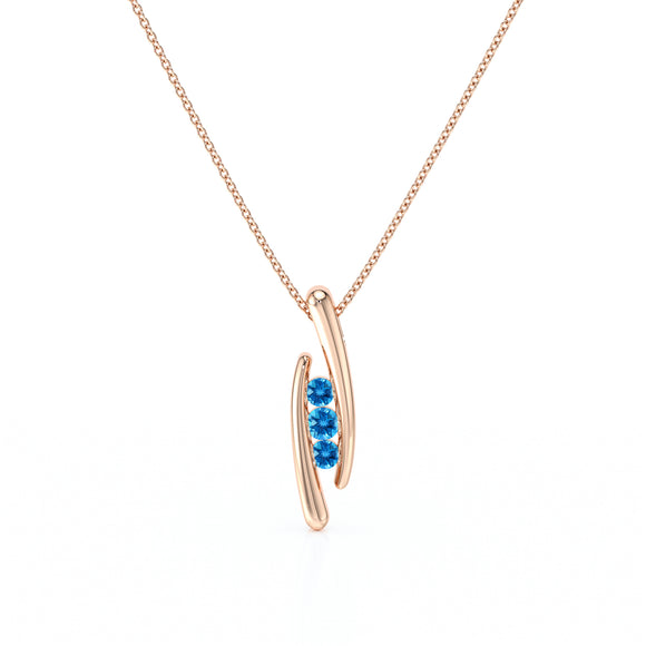 Collier trilogie topaze Premier Pas - 1