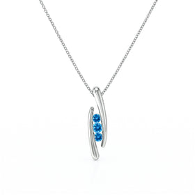 Collier trilogie topaze Premier Pas - 1
