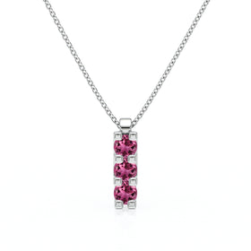 Collier trilogie tourmaline Coucher de Soleil - 2