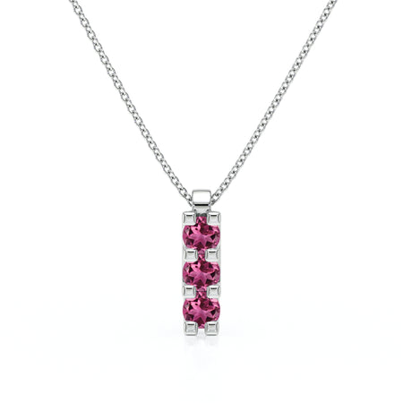 Collier trilogie tourmaline Coucher de Soleil - 2