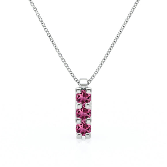 Collier trilogie tourmaline Coucher de Soleil - 2