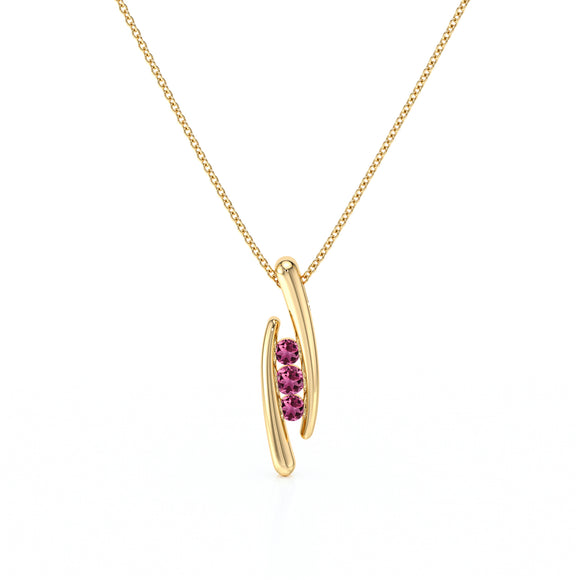 Collier trilogie tourmaline Premier Pas - 1